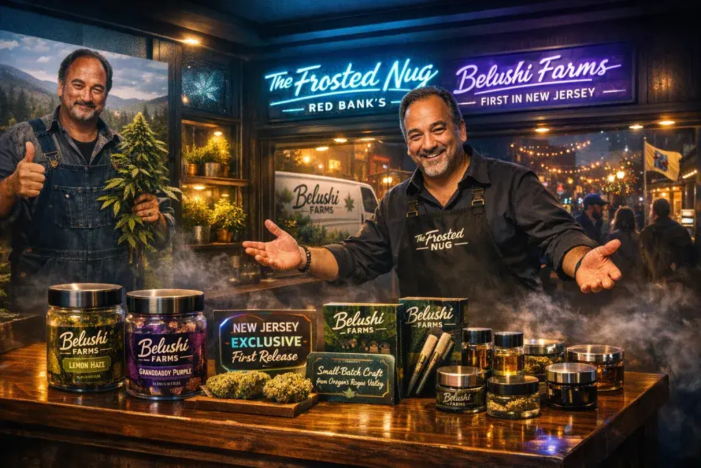 The Frosted Nug Launches Belushi Farms, Pioneering Craft Cannabis in Red Bank