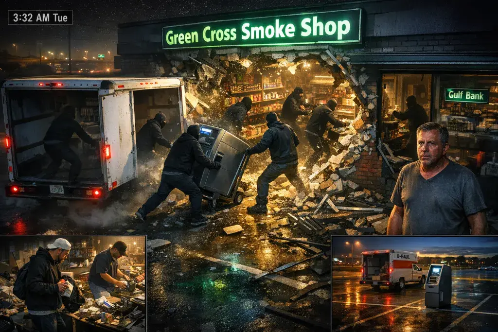 U-Haul Burglars Ransack North Houston Smoke Shop in Caught-on-Camera Assault