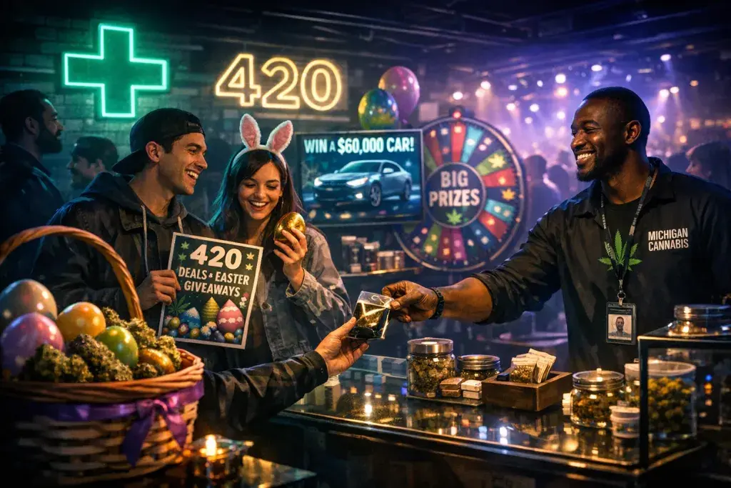 Michigan Cannabis Retailers Launch 4/20 Deals and Giveaways on Easter Weekend