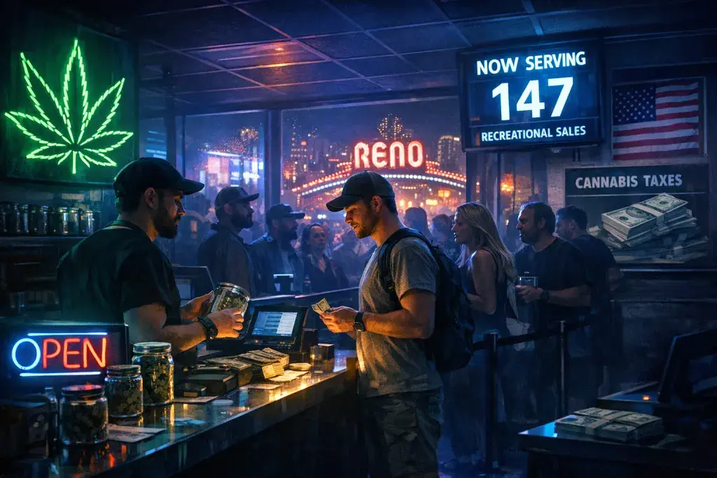 Reno Dispensaries Rack Up Hundreds of Thousands in Nevada's First Recreational Marijuana Sales