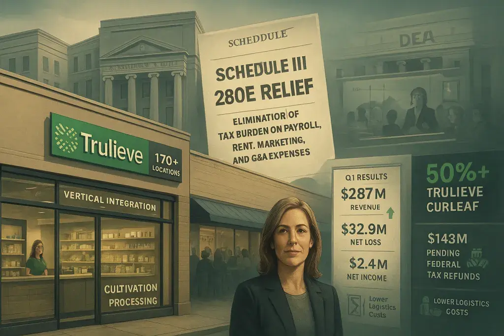 Federal Rescheduling Puts 280E Relief at the Center of Cannabis Retail Finance