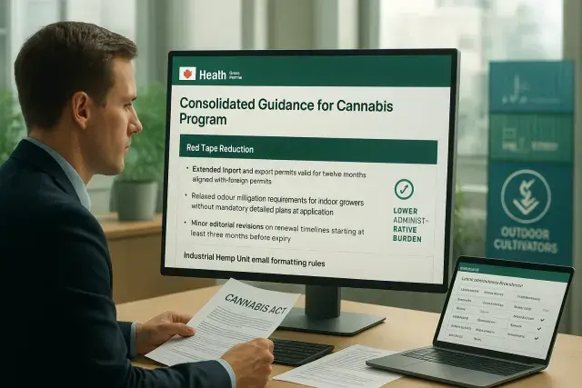 Health Canada Consolidates Cannabis Guidance to Cut Licensing Red Tape